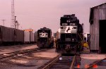 NS 2544 & 2735 beside the engine house